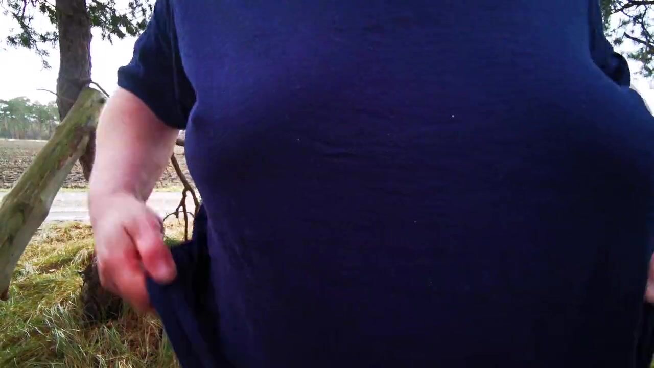 Show me your tits in public for slapping watch online