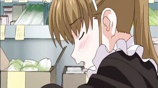 Masturbating anime maid in fantasy - 7 image