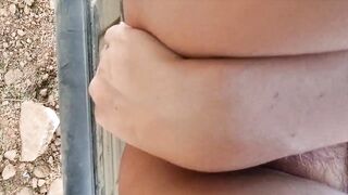 Pissing Compilation of 18 year old barely Indoor and Outdoor Peeing - 11 image