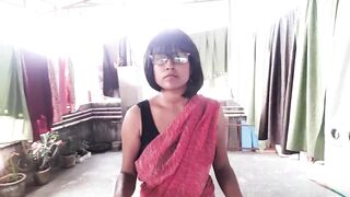 Indian Saree Boudi Fucked at Outdoor by Young Man - Bengali Audio - 2 image