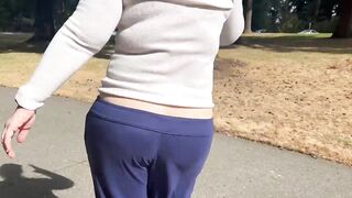 Showing My Big Butt To Strangers At The Park - 2 image