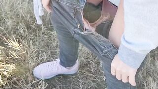 Pissing Compilation of 18 year old barely legal teen Indoor and Outdoor Peeing - 7 image