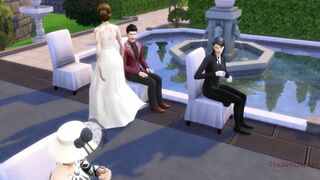 The groom is cheating on his wife at the wedding - 3 image