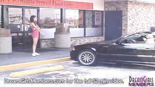 Cute Latina Flashes Her Little Tittes And Tight Pussy In Public - 5 image
