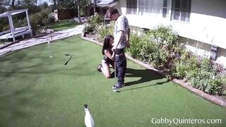 MexiMilf Gabby Quinteros Gets Banged By Golf Fanatic On The Green! - 3 image